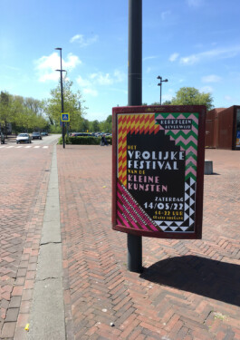 Poster Het Vrolijke Festival van de Kleine Kunsten 
